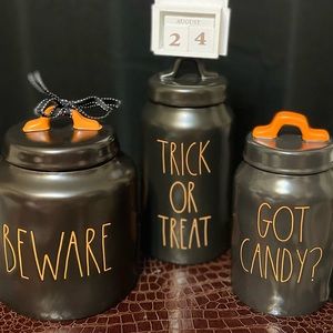 Rae Dunn Halloween Canister Bundle